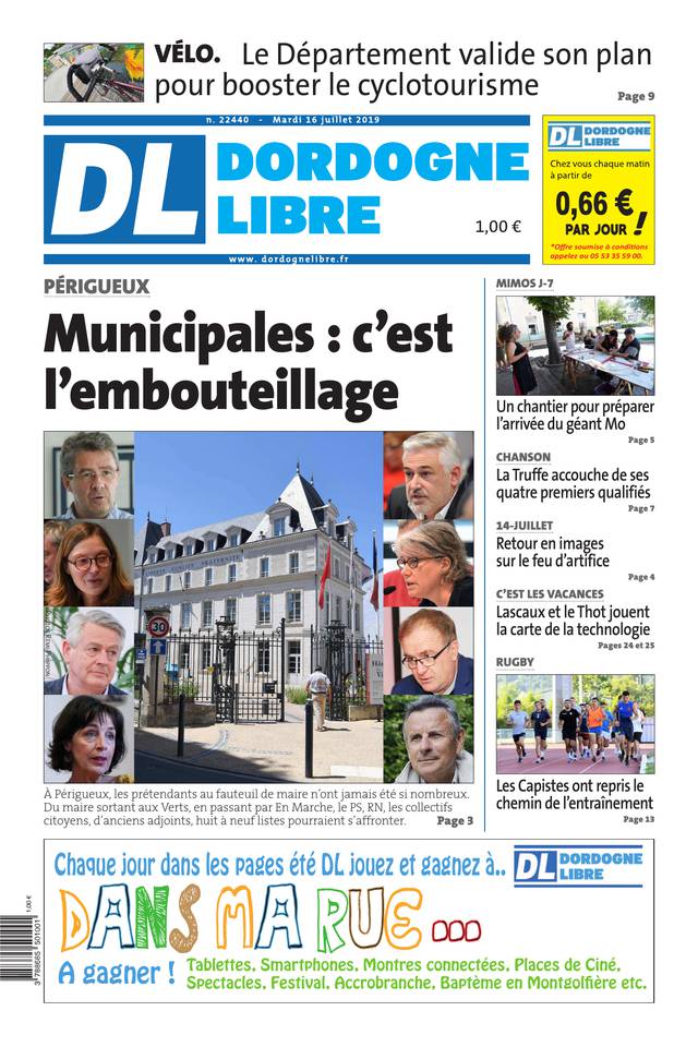 La Dordogne Libre 16 juillet 2019 Abonnement La Dordogne Libre Pas Cher avec BOUQUET INFO ePresse.fr