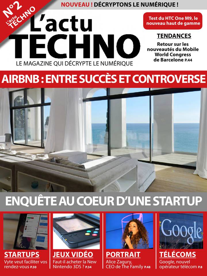 L’actu Techno 01 avril 2015 L’actu Techno N°2 du 01 avril 2015 à télécharger sur iPad