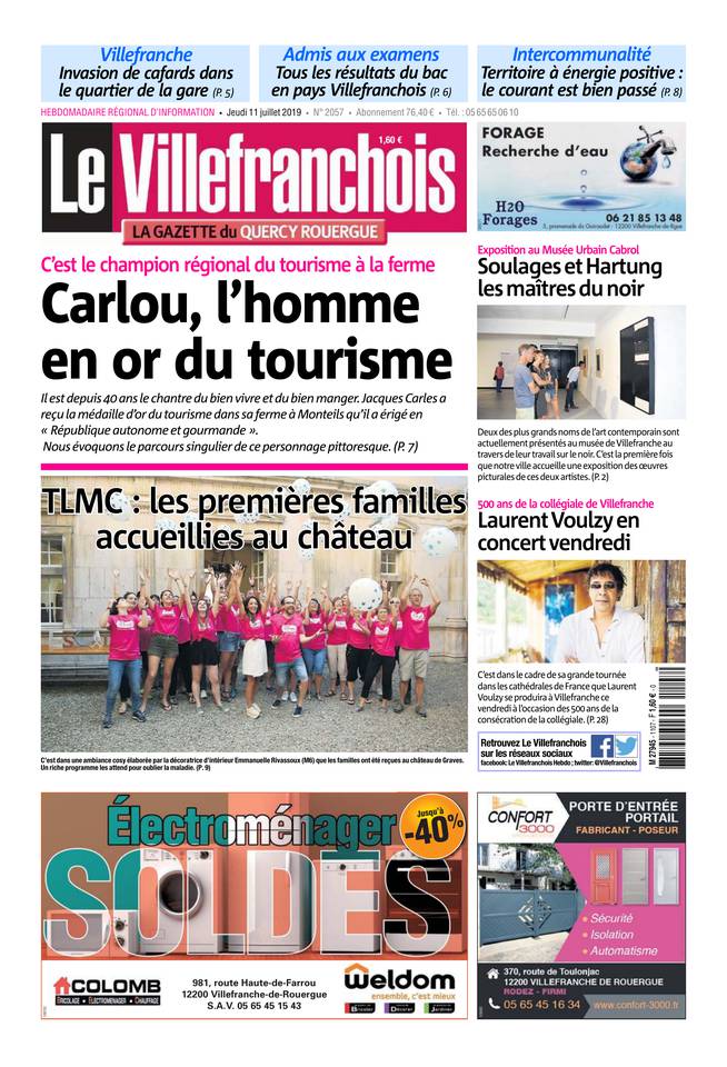Le Villefranchois 11 juillet 2019 Le Villefranchois du 11 juillet 2019