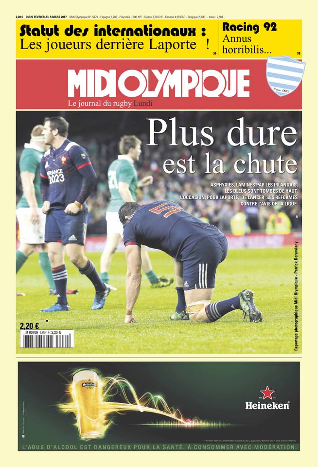 Midi Olympique Rouge 27 février 2017 Midi Olympique Rouge du 27 février 2017 à télécharger sur iPad