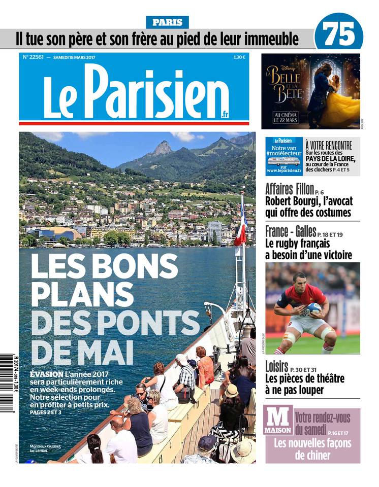 Le Parisien 18 mars 2017 Le Parisien du 18 mars 2017 à télécharger sur iPad