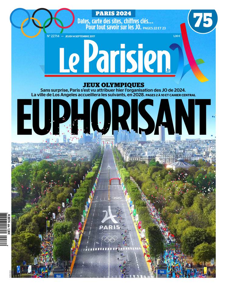 Le Parisien 14 septembre 2017 Le Parisien du 14 septembre 2017 à télécharger sur iPad