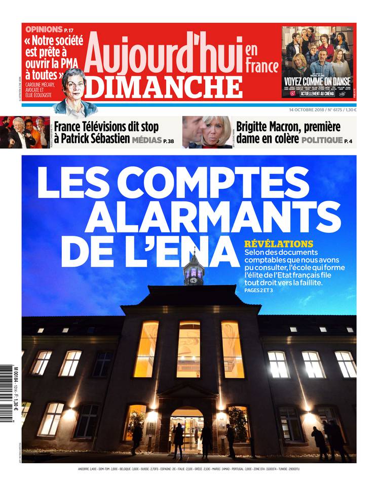 Aujourd'hui en France 14 octobre 2018 Aujourd'hui en France du 14 octobre 2018 à télécharger sur iPad