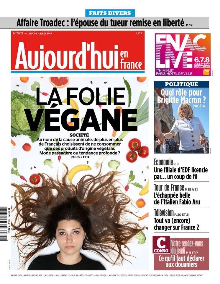 Aujourd'hui en France 06 juillet 2017 Aujourd'hui en France du 06 juillet 2017 à télécharger sur iPad