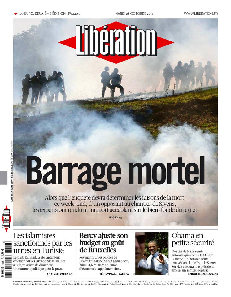 Libération 28 octobre 2014 Libération du 28 octobre 2014 à télécharger sur iPad