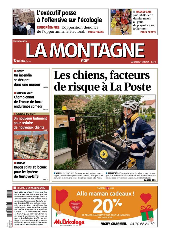 La Montagne 24 mai 2019 Abonnement La Montagne Pas Cher avec le BOUQUET INFO ePresse.fr