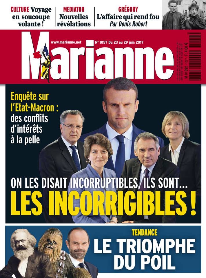 Marianne 23 juin 2017 Abonnement à Marianne Pas Cher avec le BOUQUET INFO ePresse.fr