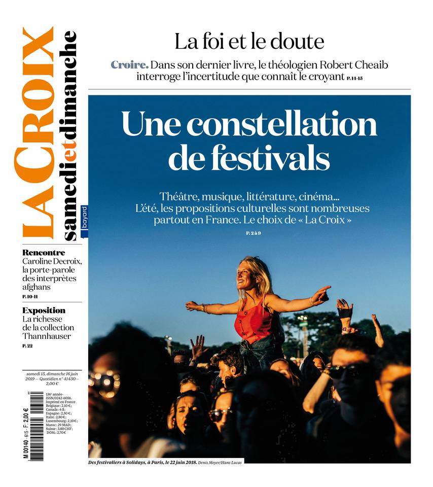 La Croix 15 juin 2019 La Croix du 15 juin 2019 à télécharger sur iPad