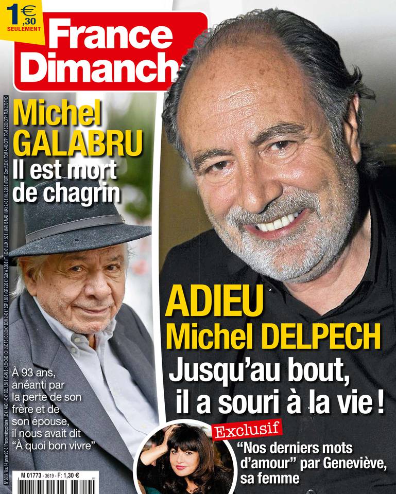 France Dimanche 08 janvier 2016 France Dimanche N°3619 du 08 janvier 2016 à télécharger sur iPad