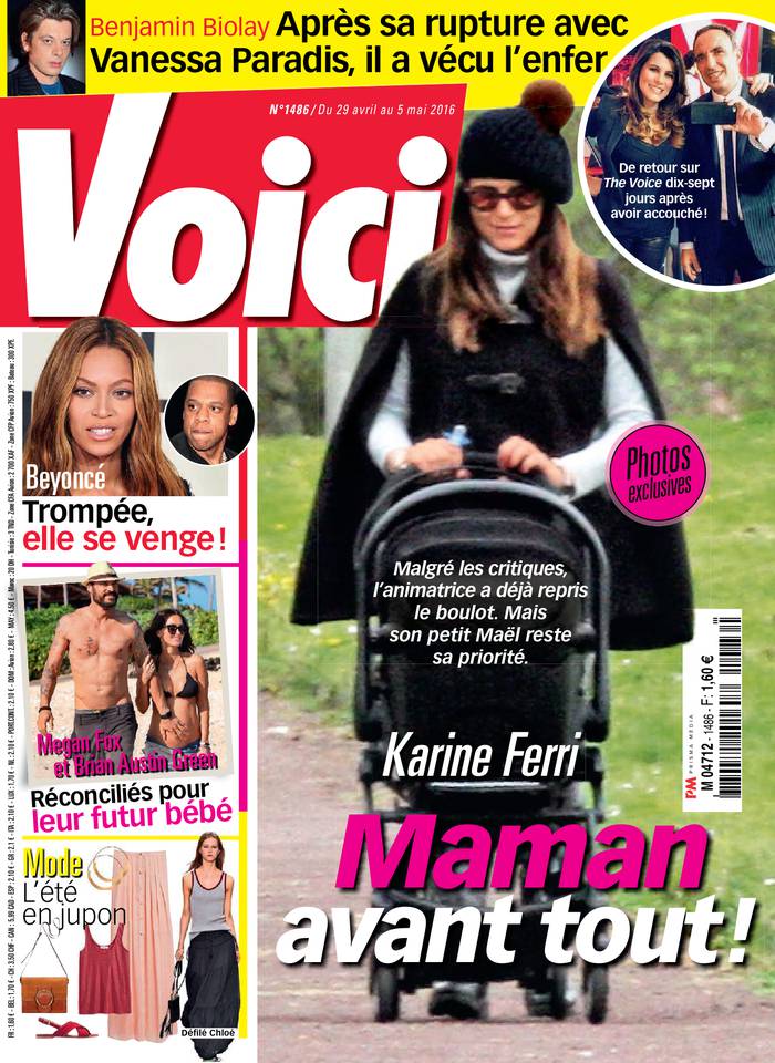 Voici 29 avril 2016 Voici N°1486 du 29 avril 2016 à télécharger sur iPad