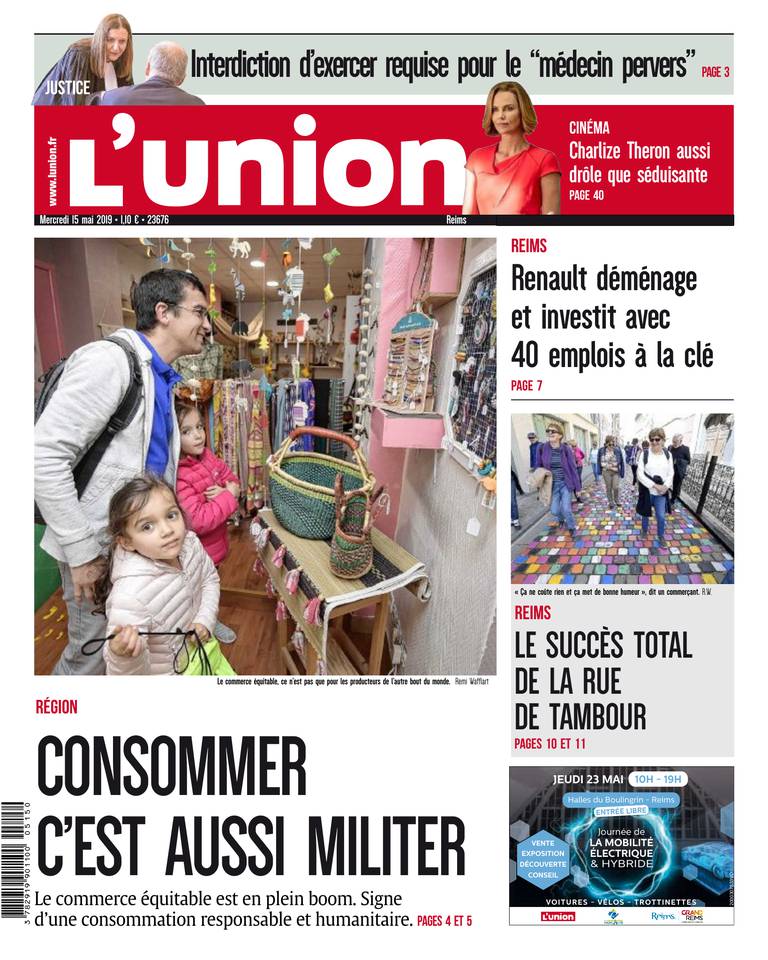 L'Union Ardennes 15 mai 2019 L'Union Ardennes du 15 mai 2019 à télécharger sur iPad
