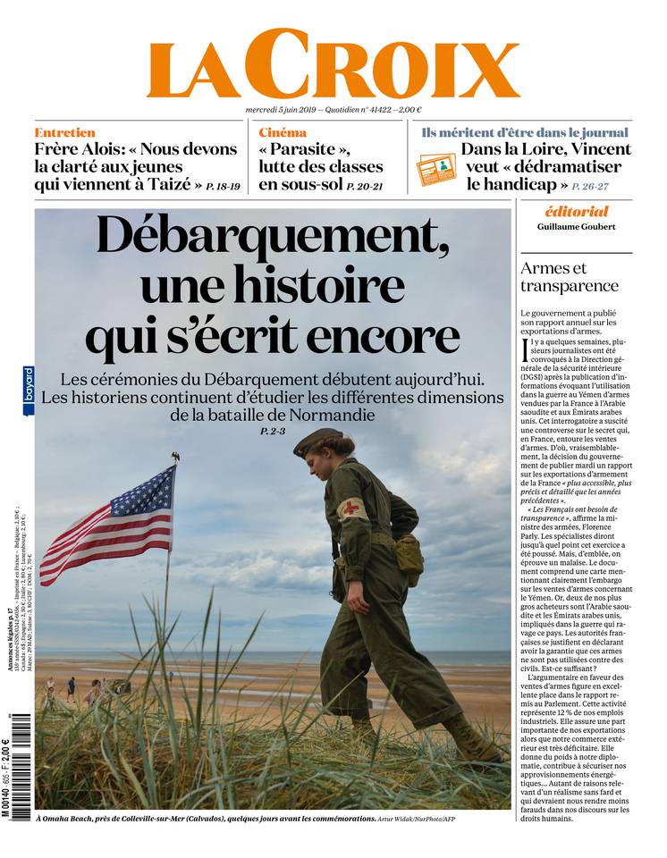 La Croix 05 juin 2019 La Croix du 05 juin 2019 à télécharger sur iPad