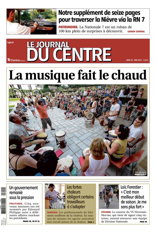 Le Journal du Centre 22 juin 2017 Abonnement Journal du Centre Pas Cher avec le BOUQUET ePresse.fr