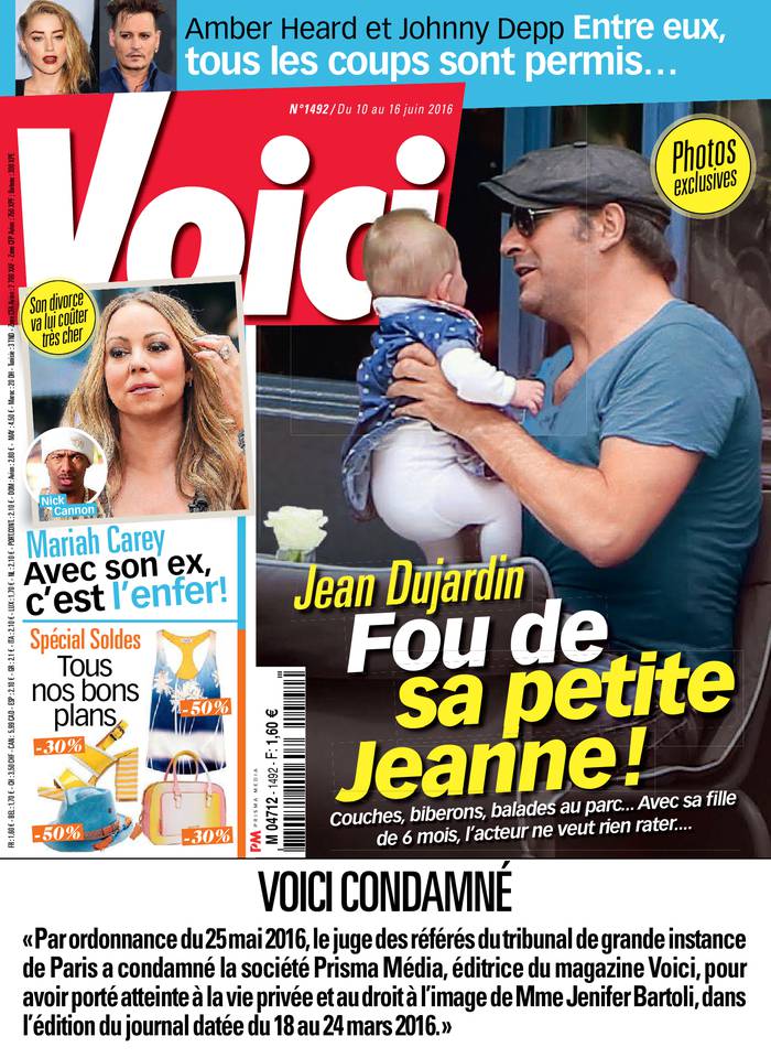Voici 10 juin 2016 Voici N°1492 du 10 juin 2016 à télécharger sur iPad