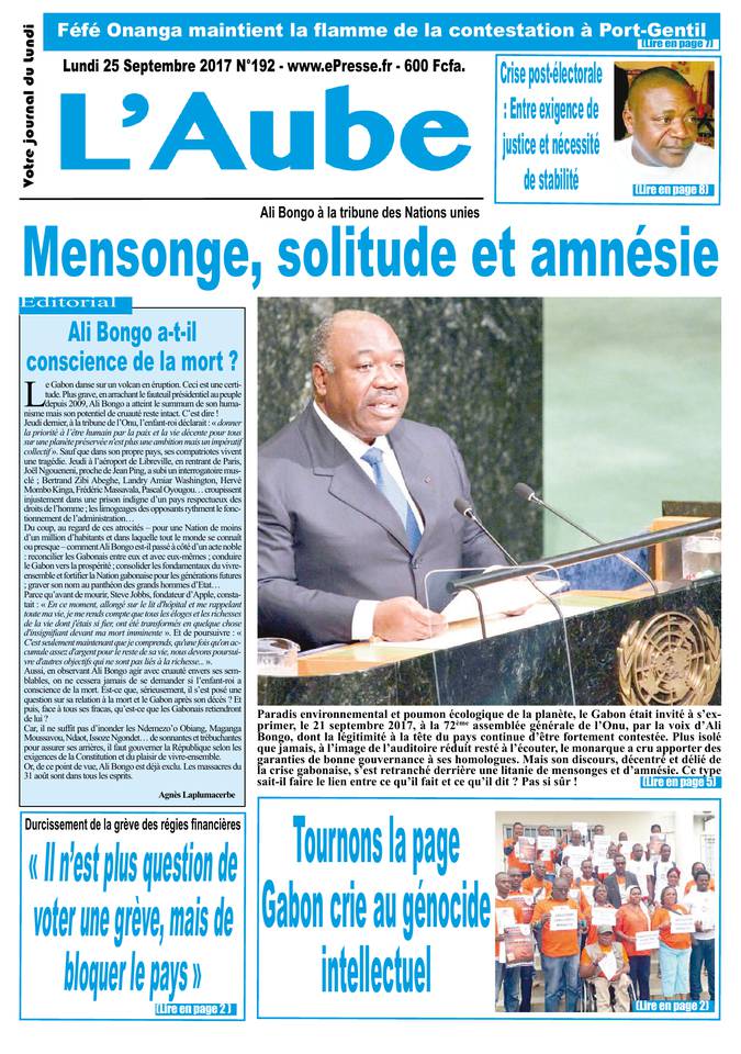 L'Aube 25 septembre 2017 Abonnement L'Aube Pas Cher avec le BOUQUET ePresse.fr