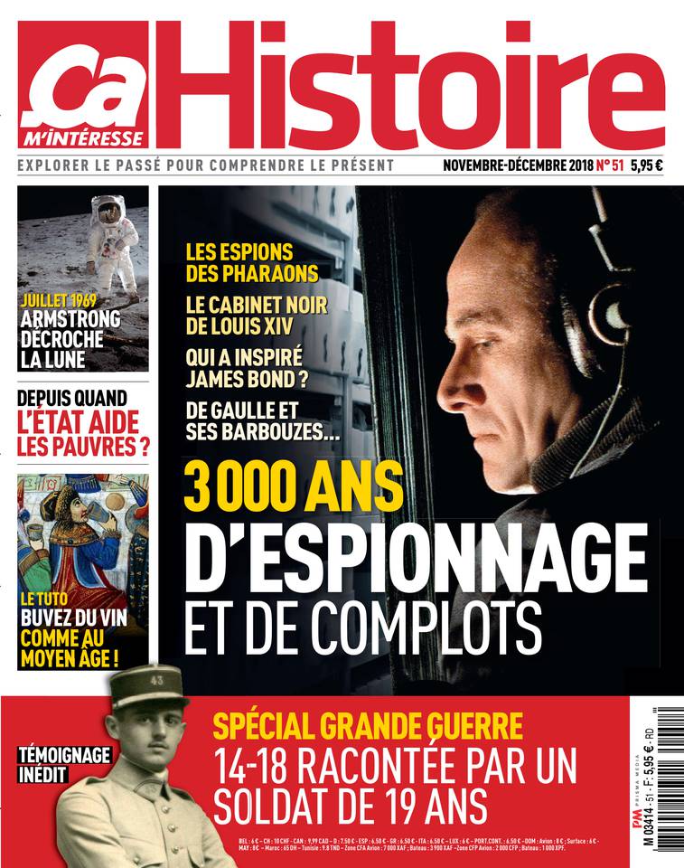 Ça m'intéresse Histoire 11 octobre 2018 Abonnement Ça m'intéresse Histoire Pas Cher avec ePresse.fr