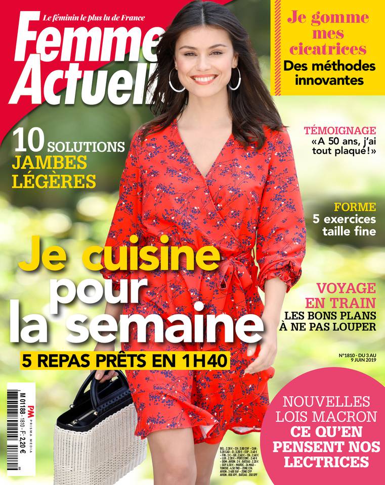 Femme Actuelle 03 juin 2019 Femme Actuelle N°1810 du 03 juin 2019 à télécharger sur iPad