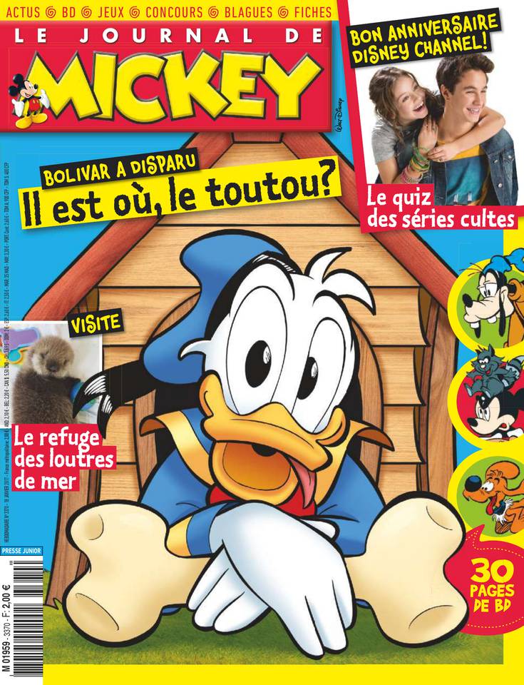Le Journal de Mickey 18 janvier 2017 Le Journal de Mickey N°3370 du 18 janvier 2017 à télécharger sur iPad