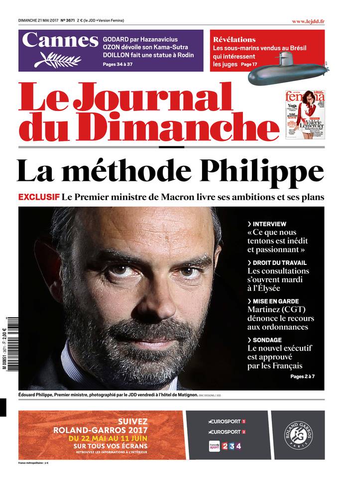 Le Journal du Dimanche 21 mai 2017 Le Journal du Dimanche N°3671 du 21 mai 2017 à télécharger sur iPad