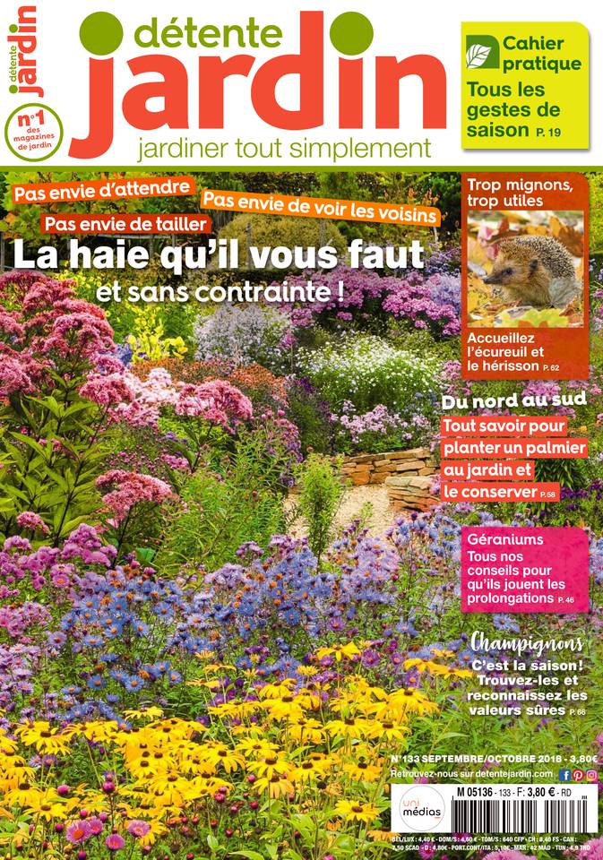Détente Jardin 09 août 2018 Abonnement Détente Jardin Pas Cher avec le BOUQUET ePresse.fr