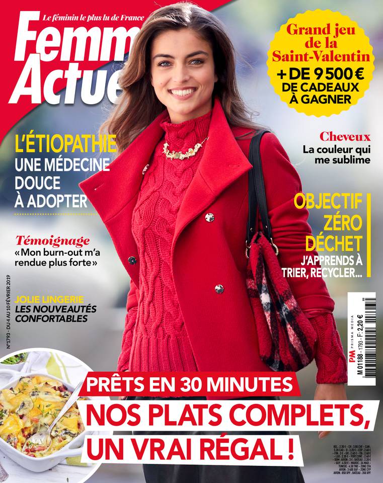 Femme Actuelle 04 février 2019 Femme Actuelle N°1793 du 04 février 2019 à télécharger sur iPad