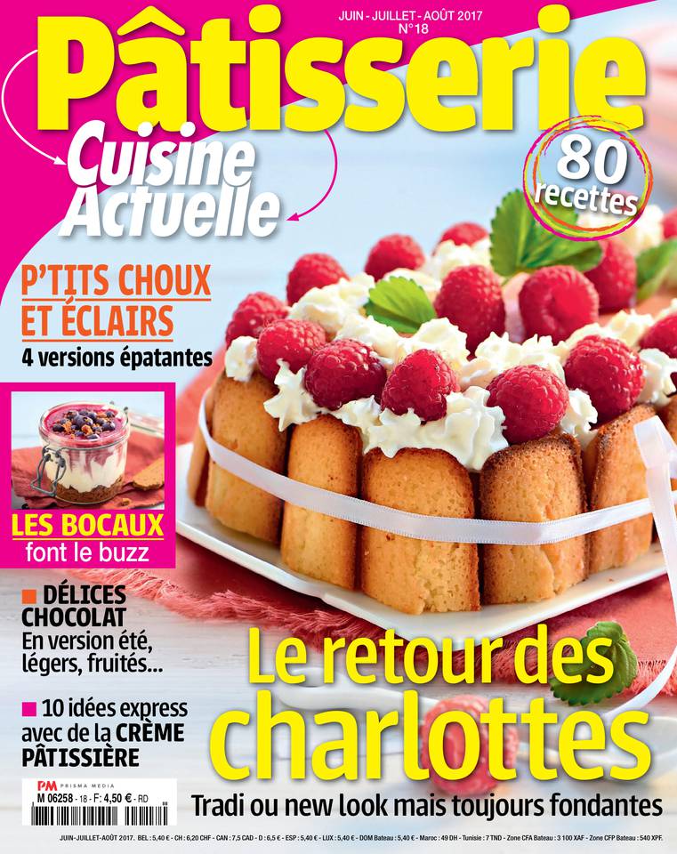 Pâtisserie 08 juin 2017 Cuisine Actuelle Pâtisserie en ligne Pas Cher avec ePresse.fr