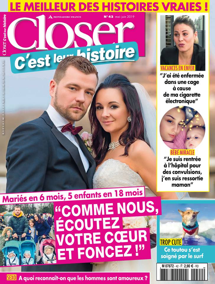 Closer c'est leur histoire 17 mai 2019 Abonnement Closer c'est leur histoire Pas Cher avec le BOUQUET ePresse.fr