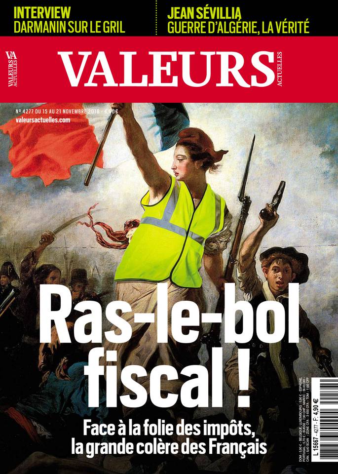 Valeurs actuelles 15 novembre 2018 Abonnement Valeurs Actuelles Pas Cher avec le BOUQUET ePresse.fr