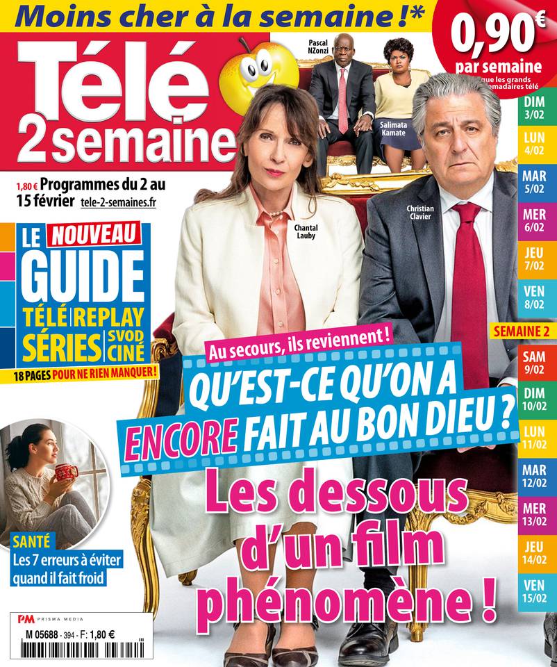 Télé 2 Semaines 28 janvier 2019 Télé 2 Semaines N°394 du 28 janvier 2019 à télécharger sur iPad