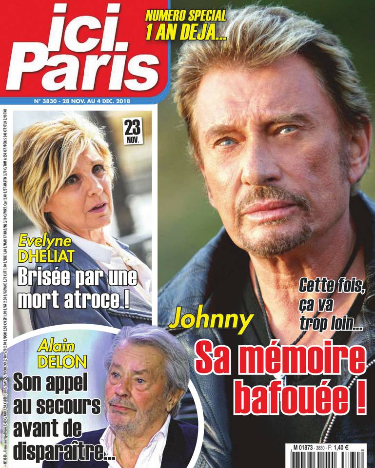 Ici Paris 28 novembre 2018 Ici Paris N°3830 du 28 novembre 2018 à télécharger sur iPad