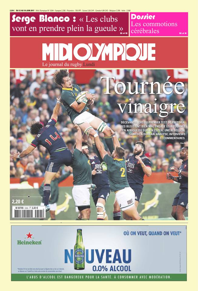 Midi Olympique Rouge 12 juin 2017 Midi Olympique Rouge du 12 juin 2017 à télécharger sur iPad