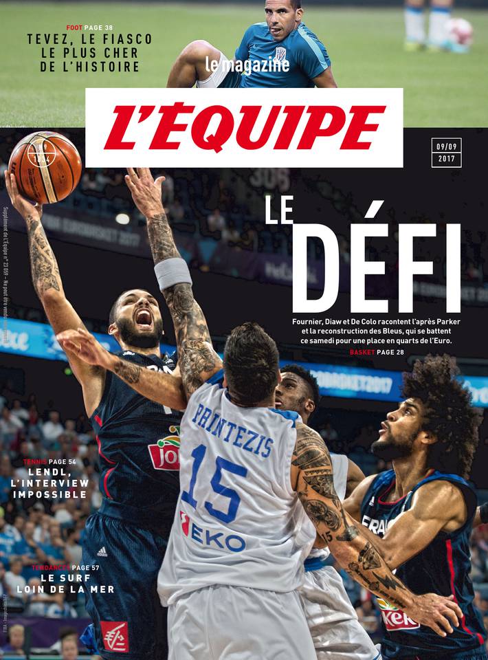 L'Équipe Magazine N° 1834 du Vendredi 08 septembre 2017