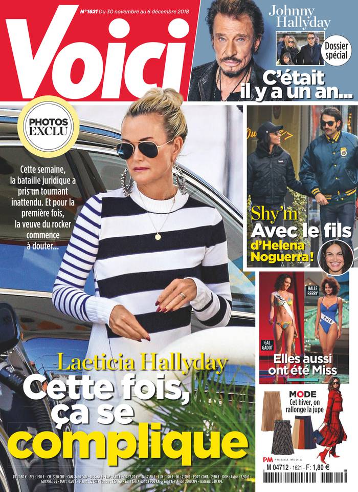 Voici 30 novembre 2018 Voici N°1621 du 30 novembre 2018 à télécharger sur iPad