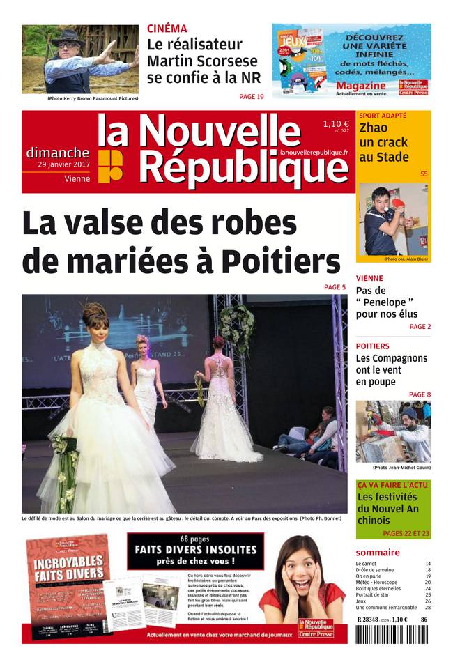 La Nouvelle République Dimanche 29 janvier 2017 La Nouvelle République Dimanche du 29 janvier 2017 à télécharger sur iPad