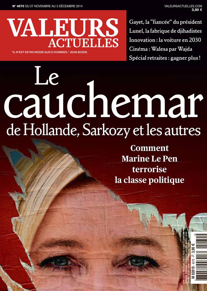 Valeurs actuelles 27 novembre 2014 Valeurs actuelles N°4070 du 27 novembre 2014 à télécharger sur iPad