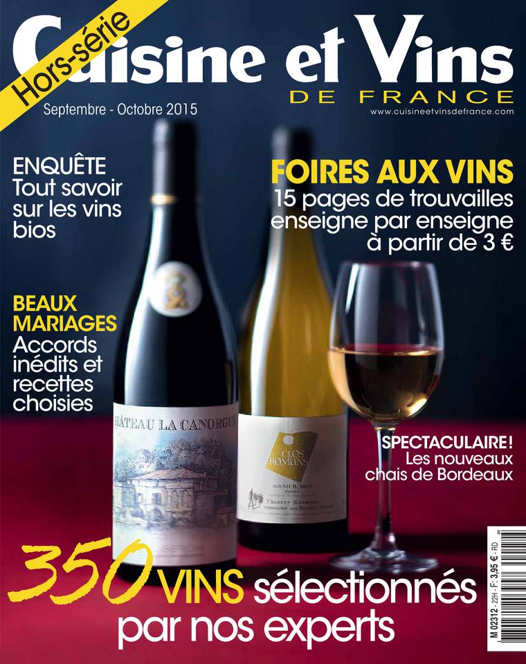 Cuisine et Vins de France Hors-Série 28 août 2015 Abonnement Cuisine et Vins de France Hors-série Pas Cher BOUQUET ePresse.fr