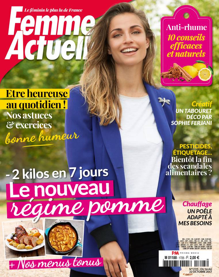 Femme Actuelle 16 octobre 2017 Abonnement à Femme Actuelle Pas Cher avec le BOUQUET ePresse.fr
