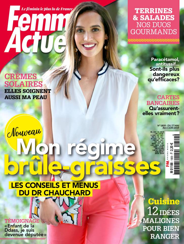 Femme Actuelle 27 mai 2019 Femme Actuelle N°1809 du 27 mai 2019 à télécharger sur iPad