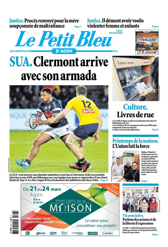 Le Petit Bleu d'Agen 23 mars 2019 Le Petit Bleu d'Agen du 23 mars 2019