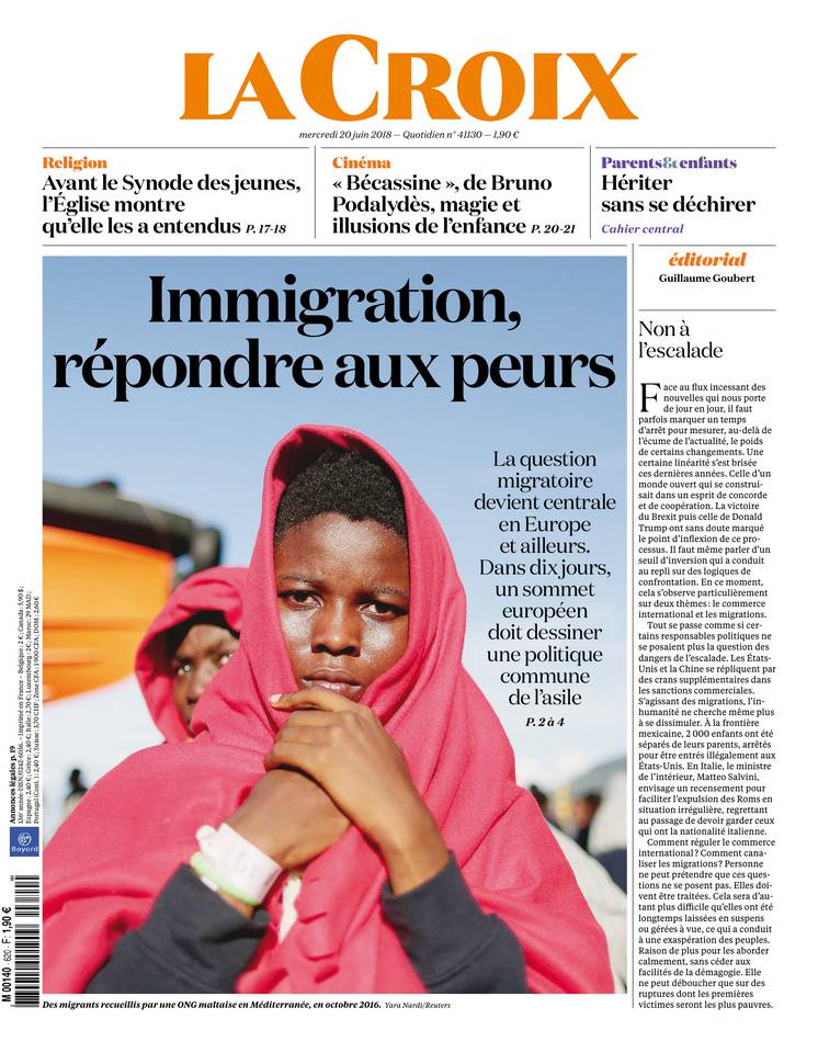 La Croix 20 juin 2018 Abonnement à La Croix Pas Cher avec le BOUQUET INFO ePresse.fr